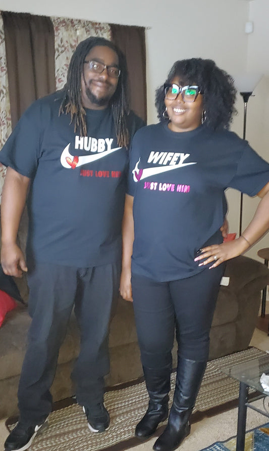 Nike inspired Couples Shirt
