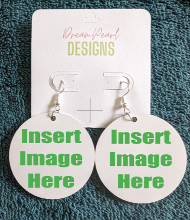 "Pearl"sonalized Custom Earrings