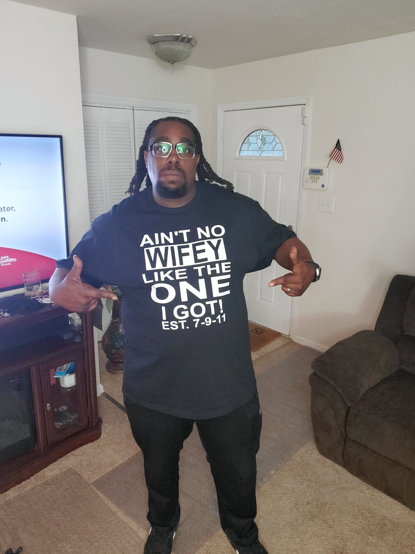Ain't no Hubby/Wifey like the one I got Couple Shirts