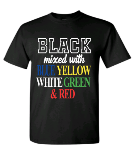 BLACK MIXED WITH...