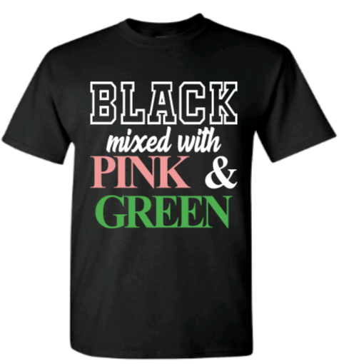 BLACK MIXED WITH...