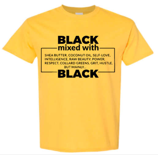 BLACK MIXED WITH BLACK